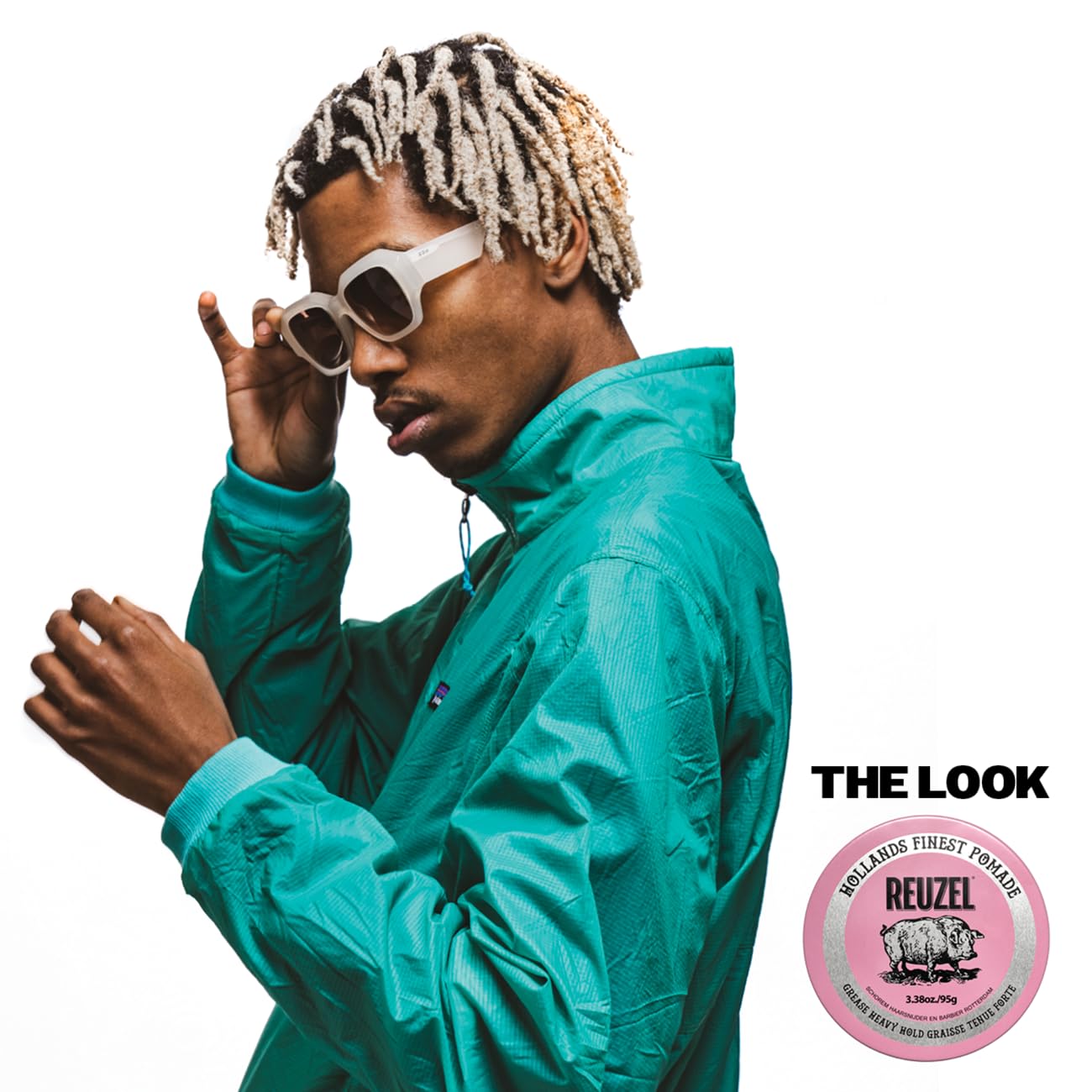 Reuzel Pink Pig Alta Fijación Cabello Grueso Y Crespo 340 Gr 5