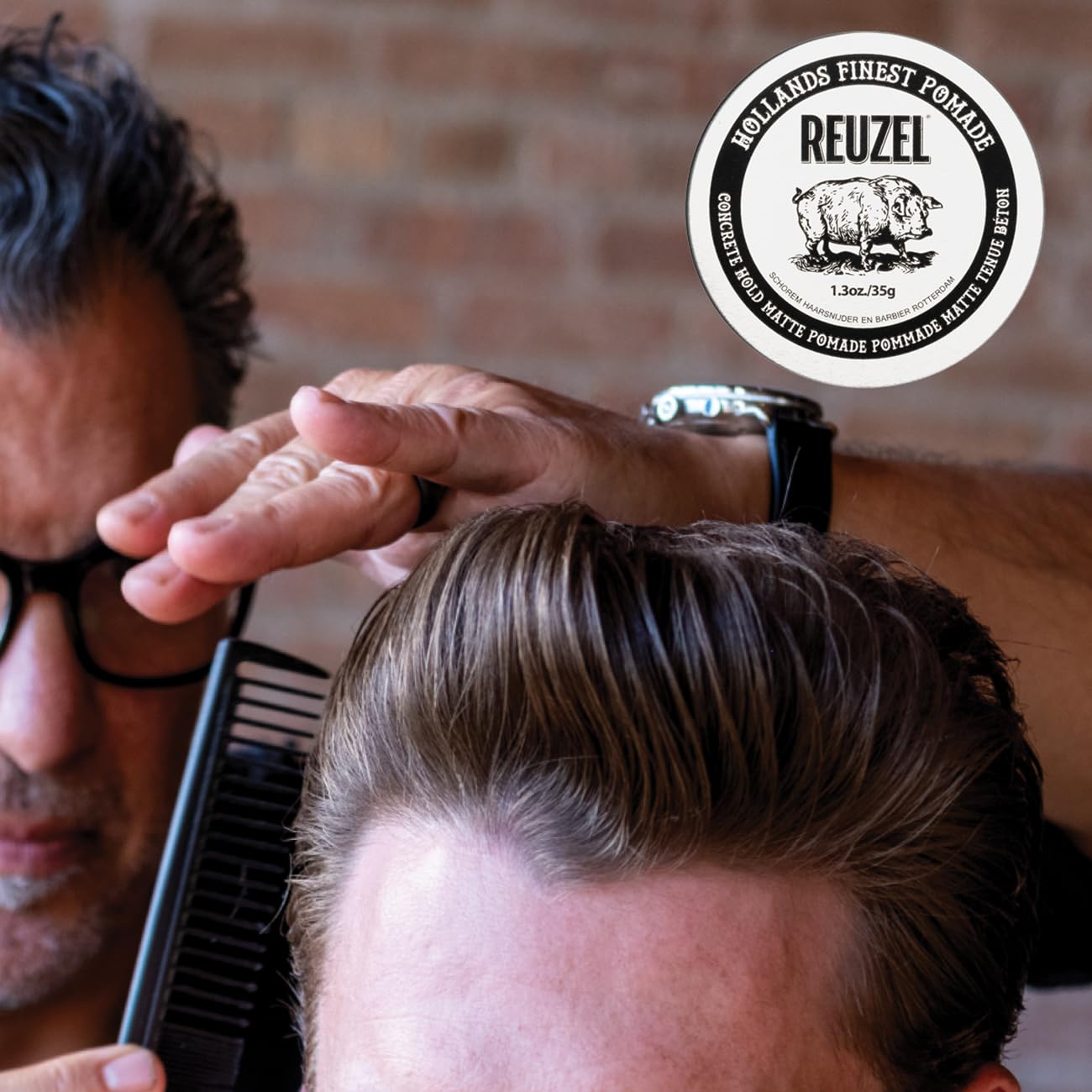 Cera Cabello Acabado Mate de Fijación Extrema 340grs Reuzel 2