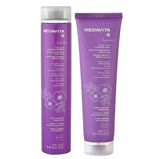 Pack Medavita Post Color Shampoo 250ml + Mascara 150ml 2