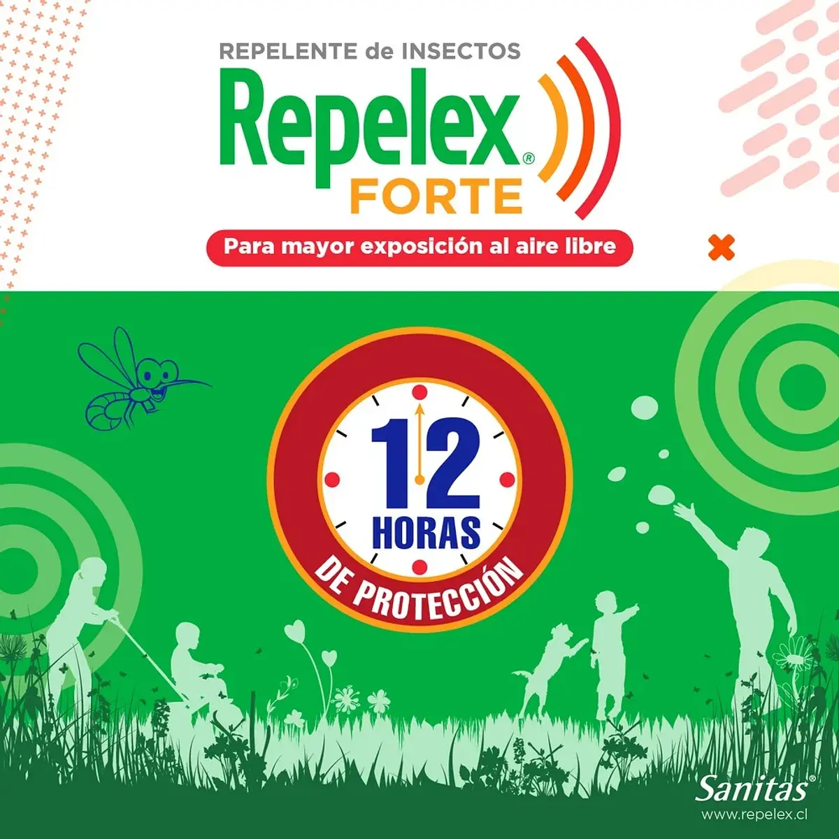 Repelex Forte / Repelente De Insectos [30%deet] 165 Ml 3