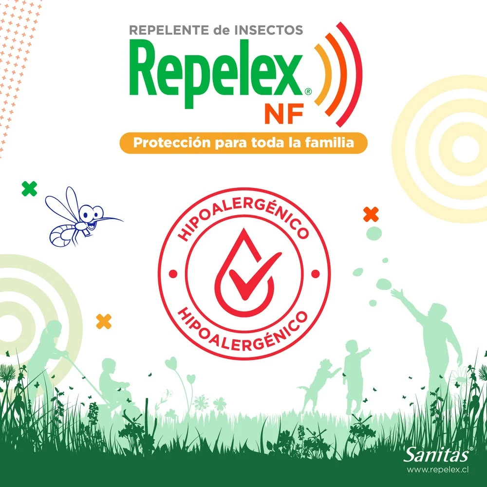 Repelex Nf Aerosol 165 Ml Repelente Insectos Hipoalergenico 4
