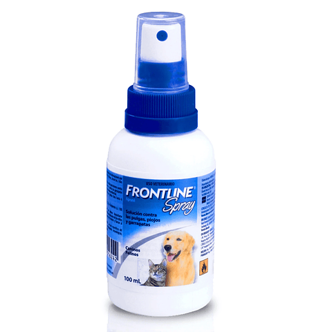 Frontline Spray 100ml Antiparasitario Externo Perros Gatos
