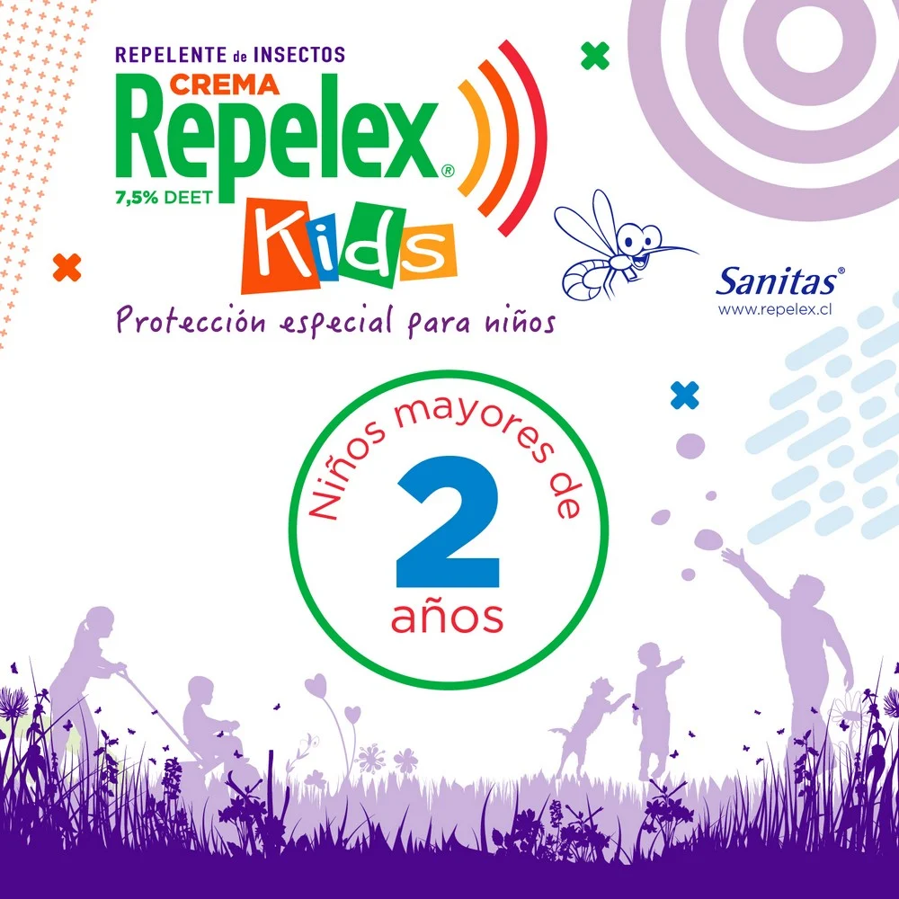 Repelex Kids 7,5% Crema Repelente De Insectos Niños 3