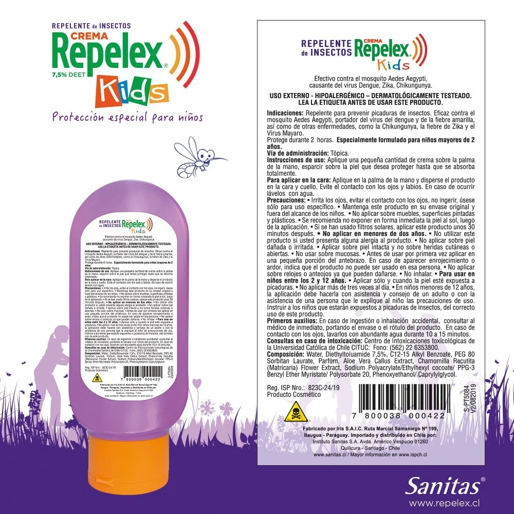 Repelex Kids 7,5% Crema Repelente De Insectos Niños 5