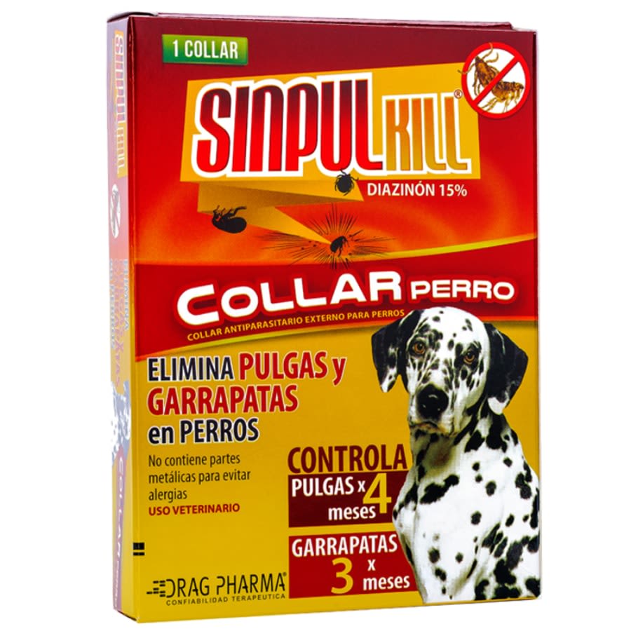 SinpulKill Collar Anti Pulgas y Garrapatas para Perros 1