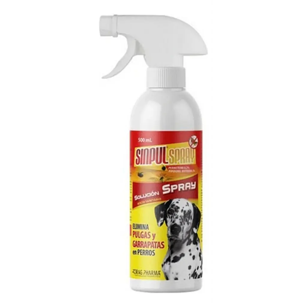 Sinpul Spray Elimina Pulgas y Garrapatas en Perros 500ml 3