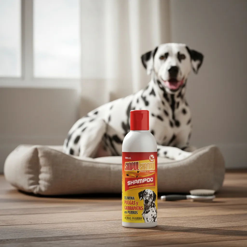 SinPul Shampoo AntiPulgas y Garrapatas en Perros 300ml 2