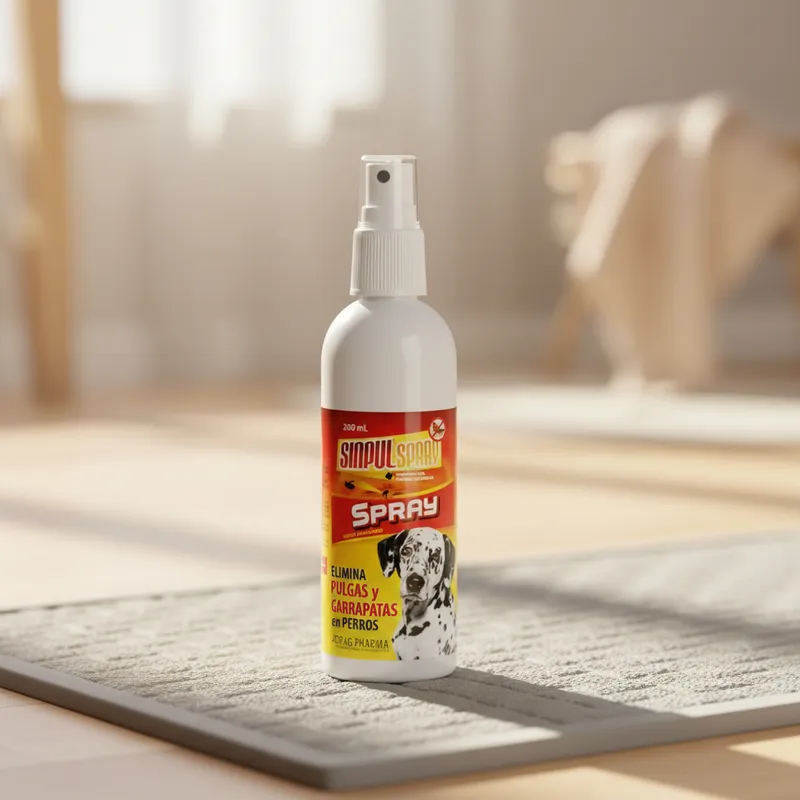 SinPul Spray AntiPulgas y Garrapatas para Perros 200ml 3