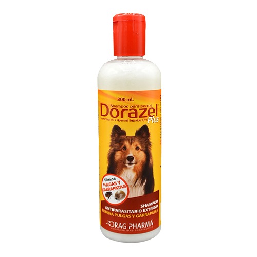 Dorazel Shampoo Anti Pulgas y Garrapatas Plus 300ml 2
