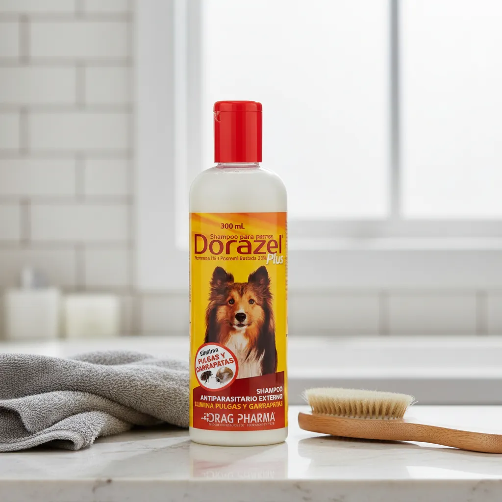 Dorazel Shampoo Anti Pulgas y Garrapatas Plus 300ml 4
