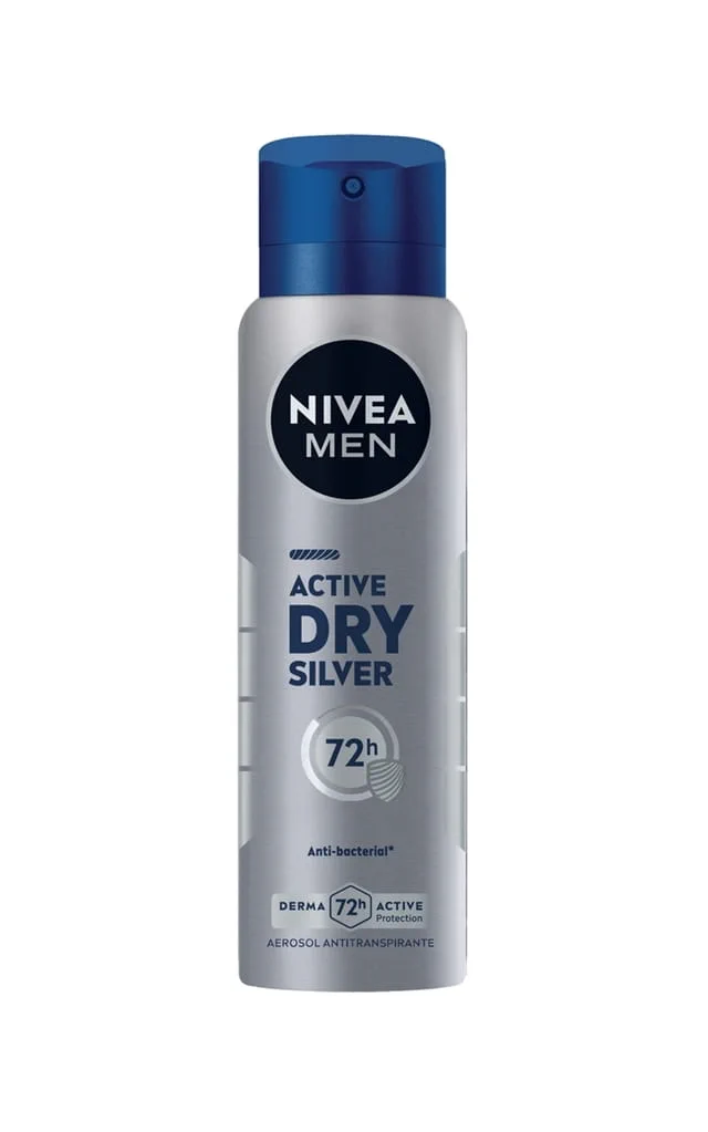 Antitranspirante En Aerosol Nivea Men Silver Protect 150ml  1