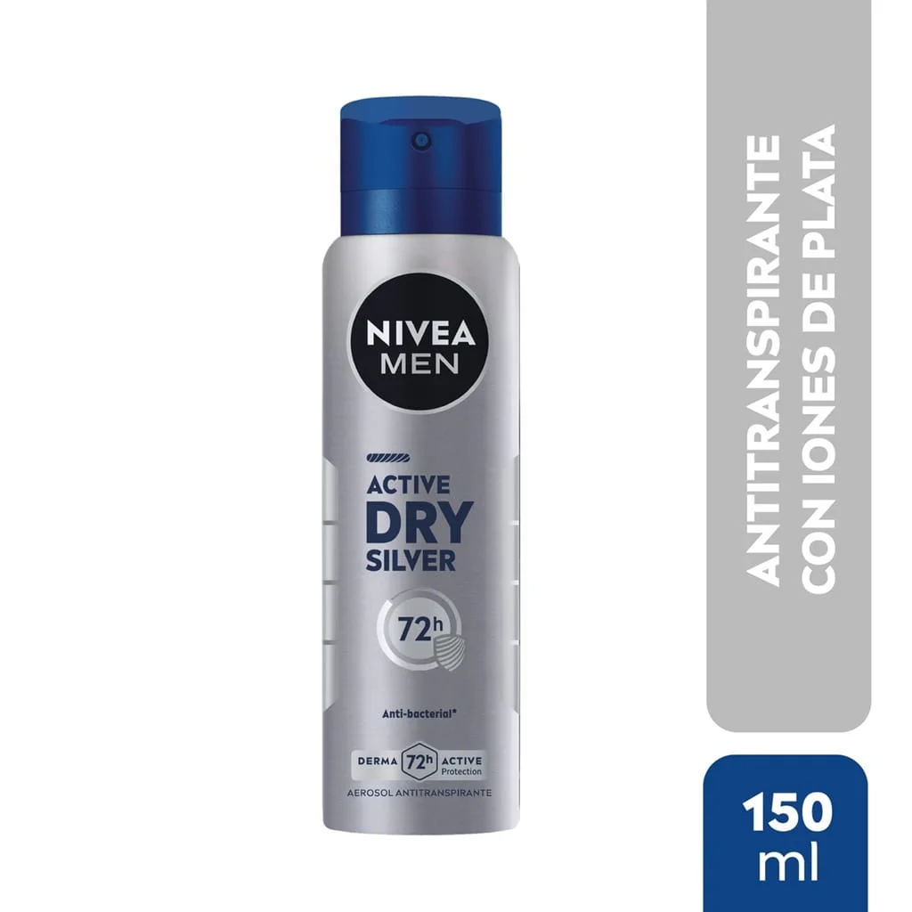 Antitranspirante En Aerosol Nivea Men Silver Protect 150ml  2