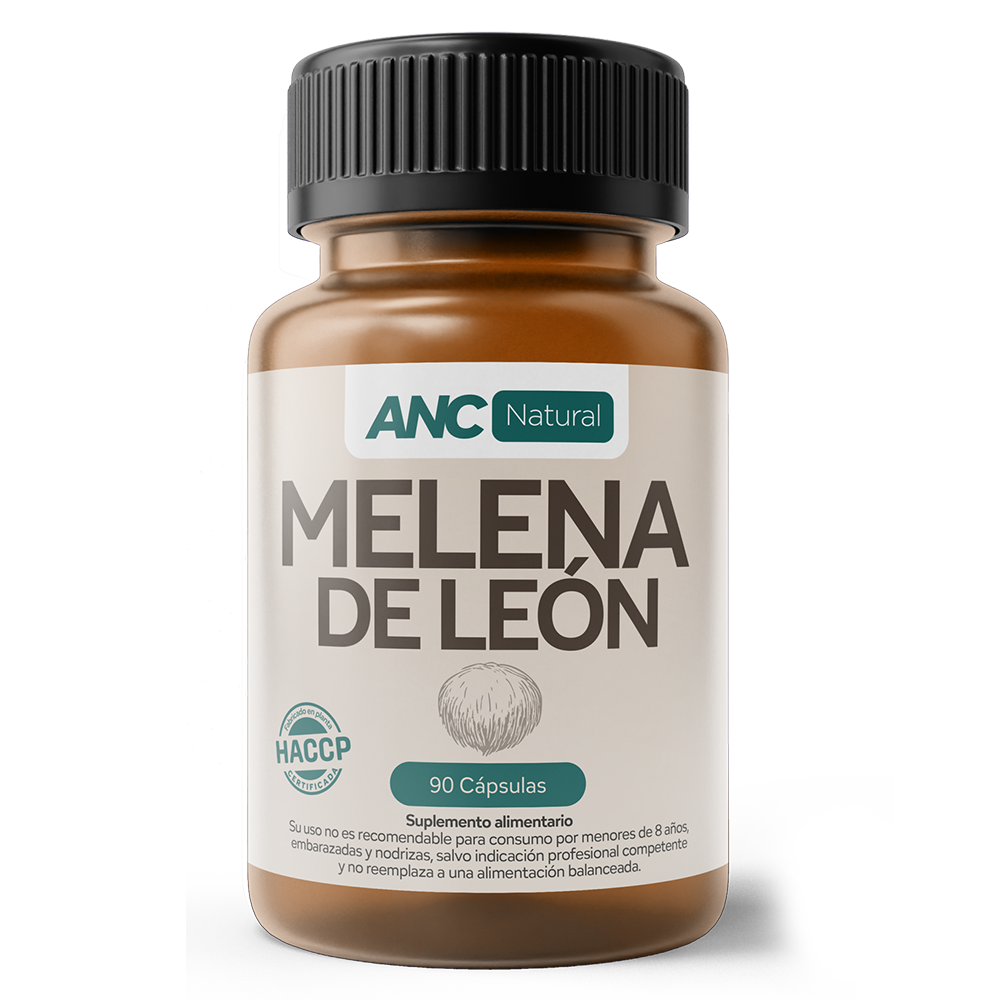 Melena De León Anc 90 Cápsulas 600 Mg Adaptogeno Sin Sabor 1