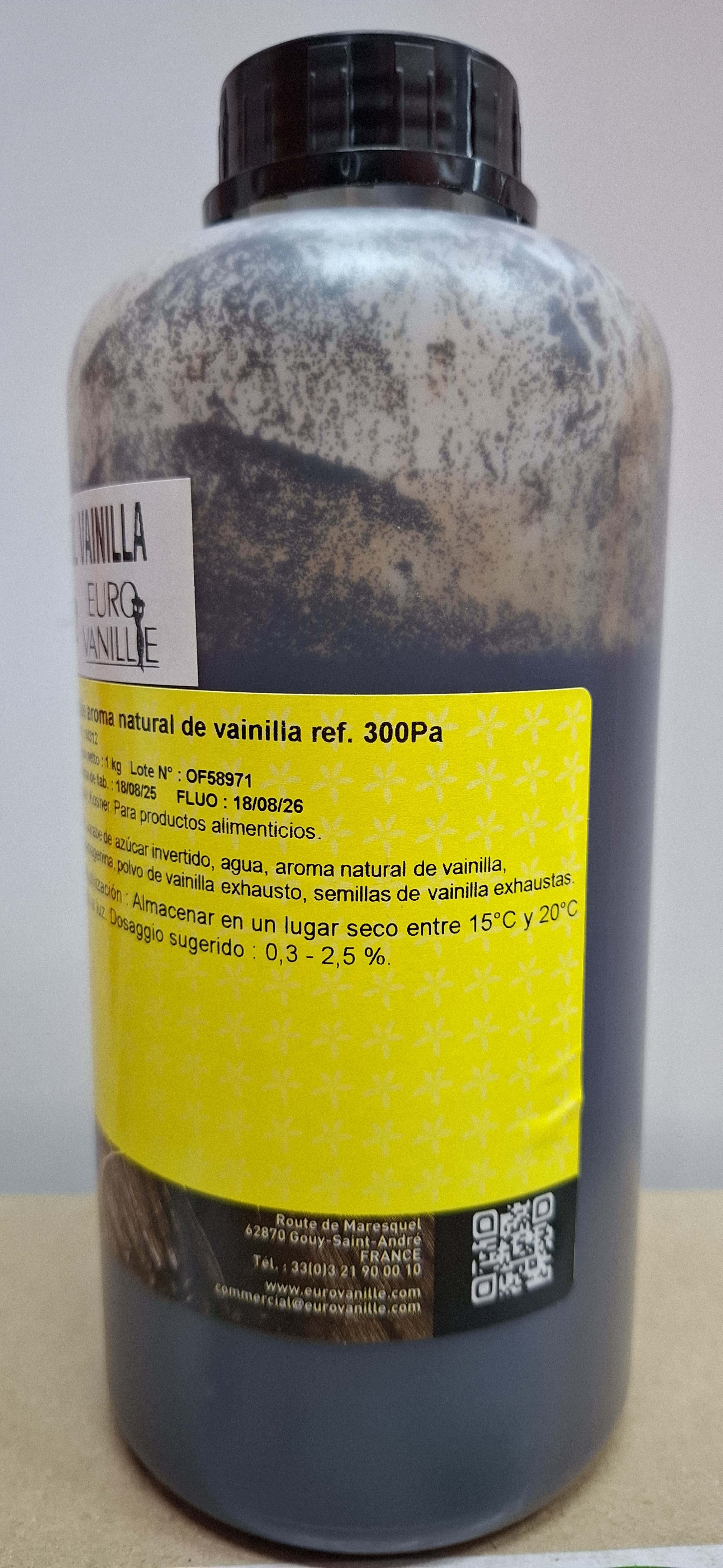 Pasta de Aroma Natural de Vainilla 1k Euro Vanille 6