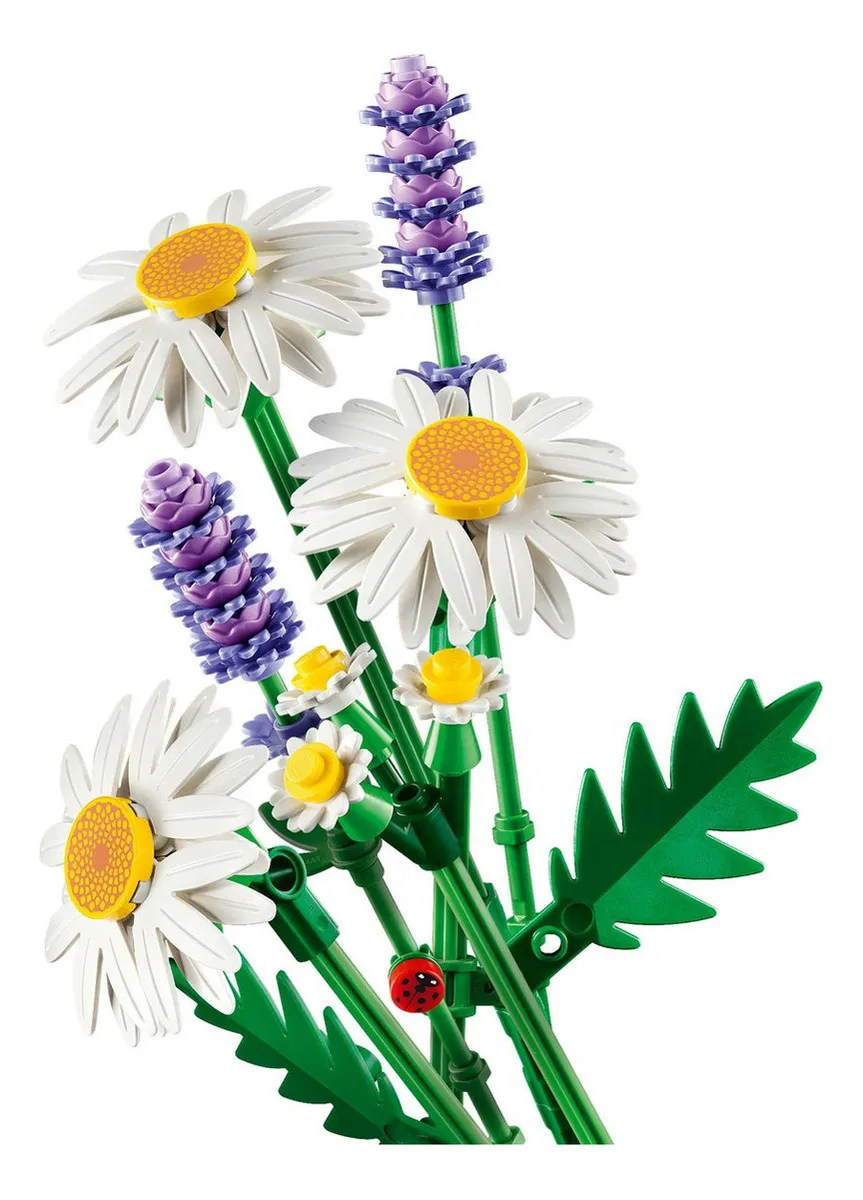 Lego® Botanicals Margaritas Decoración Floral 11508 133 Flores 7
