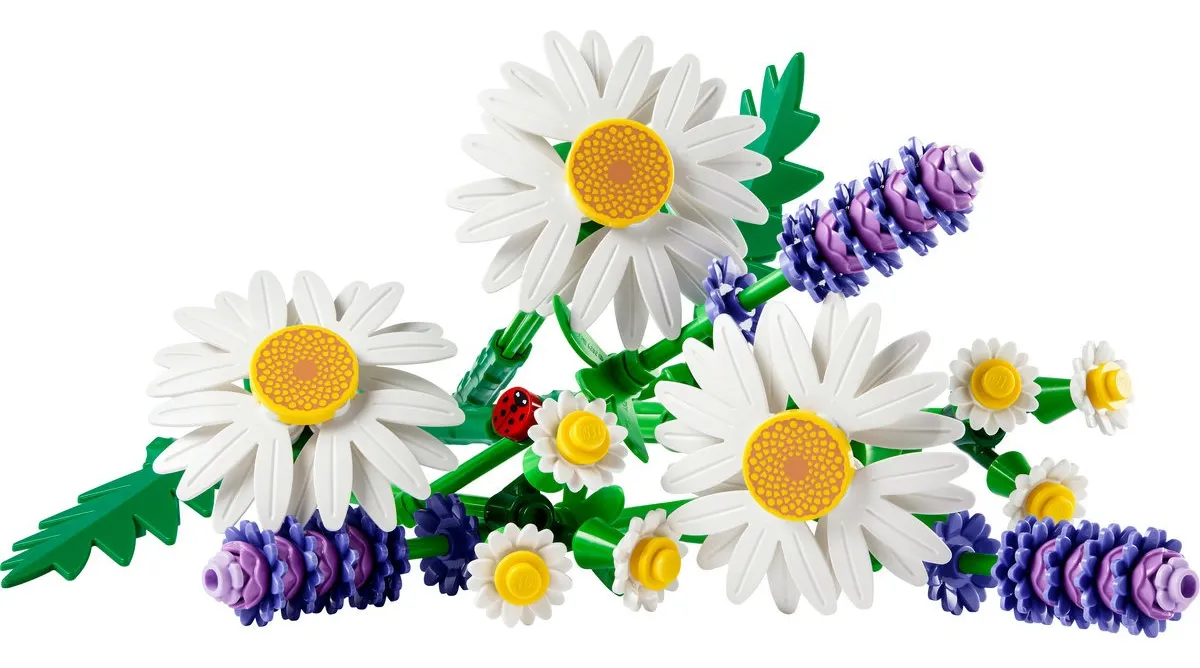 Lego® Botanicals Margaritas Decoración Floral 11508 133 Flores 6