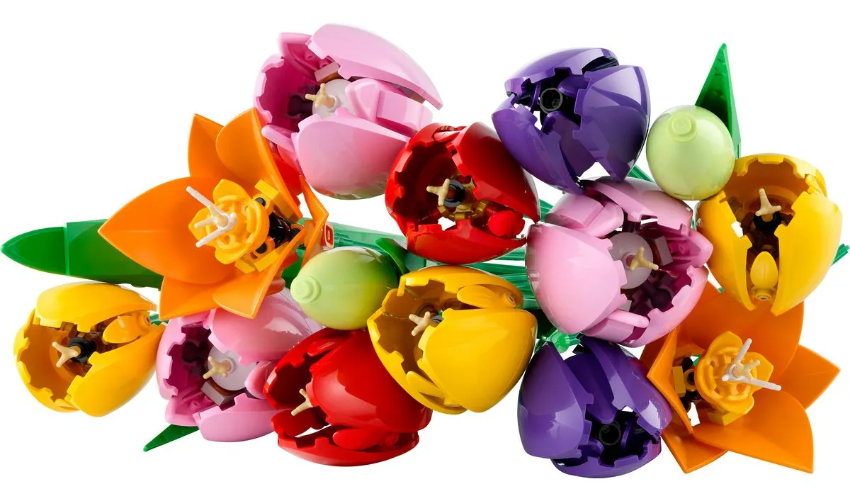 Lego® Botanicals Ramo De Tulipanes Decoración 11501 576 Flores 8