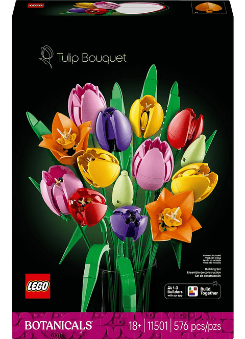 Lego® Botanicals Ramo De Tulipanes Decoración 11501 576 Flores