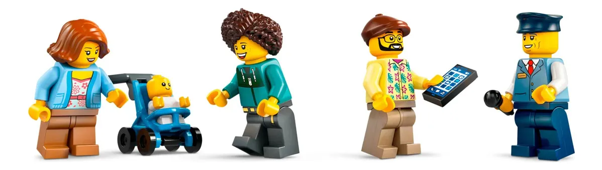 Set De Construcción Lego City Bus Turistico 60407 384 Piezas En Caja 384 Lego City 2