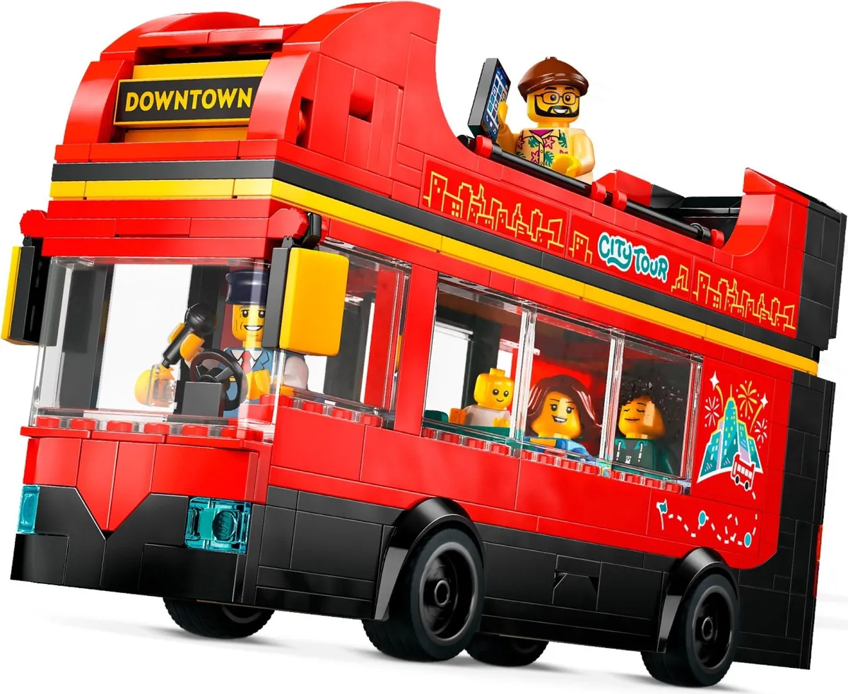 Set De Construcción Lego City Bus Turistico 60407 384 Piezas En Caja 384 Lego City 8