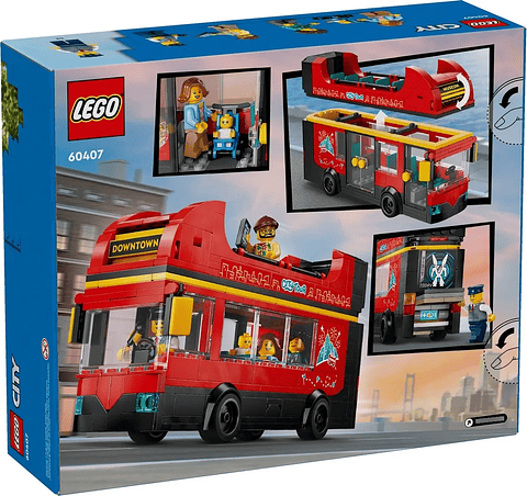 Set De Construcción Lego City Bus Turistico 60407 384 Piezas En Caja 384 Lego City
