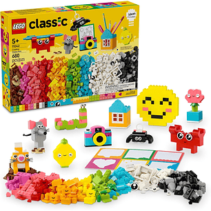 Lego Classic Caja Feliz Creativa Bricks De Colores 11042 680 Lego Classic