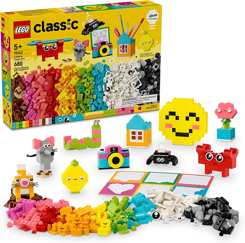 Lego Classic Caja Feliz Creativa Bricks De Colores 11042 680 Lego Classic