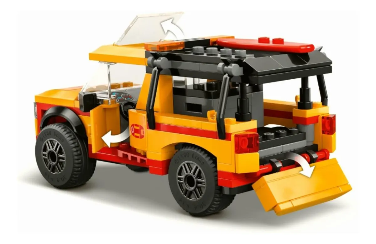 Lego City 60453 Furgoneta De Rescate Del Socorrista Cantidad De Piezas 214 2