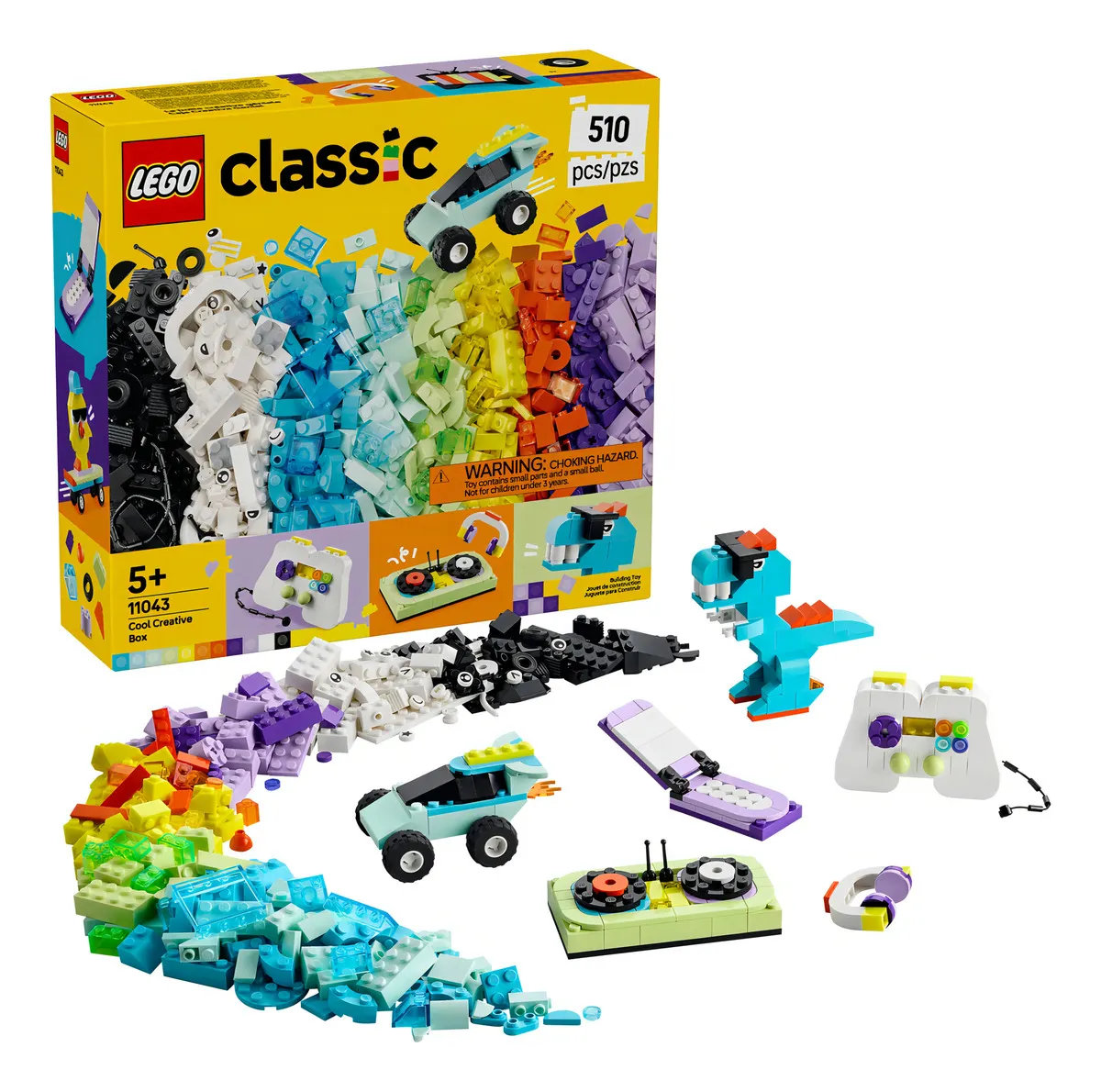 Bloques De Montaje Lego Classic 11043 De 510 Piezas 510 Cool Creative Box 3