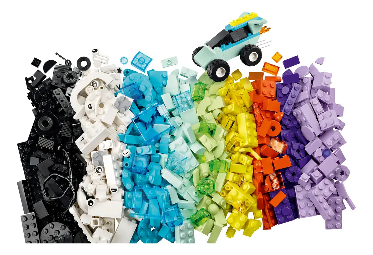 Bloques De Montaje Lego Classic 11043 De 510 Piezas 510 Cool Creative Box 4