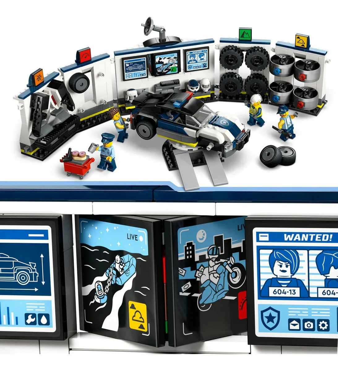 Lego® City Taller De Modificación De Autos De Policía 60457 489 Mi Ciudad 2