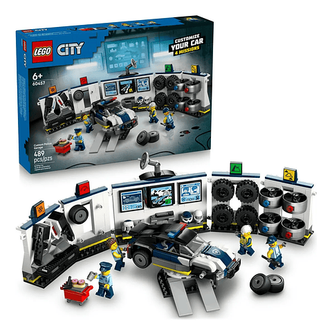 Lego® City Taller De Modificación De Autos De Policía 60457 489 Mi Ciudad