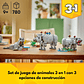 Bloques Para Armar Lego Creator 3en1 Rinoceronte 780 Piezas En Caja 780 - Miniatura 2