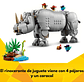Bloques Para Armar Lego Creator 3en1 Rinoceronte 780 Piezas En Caja 780 - Miniatura 3