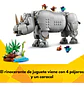 Bloques Para Armar Lego Creator 3en1 Rinoceronte 780 Piezas En Caja 780 - Miniatura 3