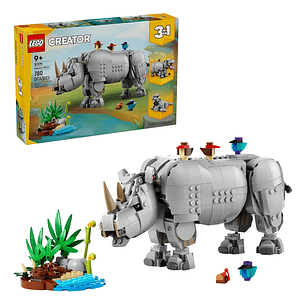 Bloques Para Armar Lego Creator 3en1 Rinoceronte 780 Piezas En Caja 780