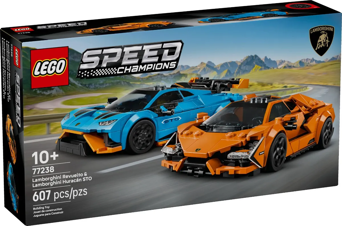 Lego Speed Champions Lamborghini Revuelto Huracán Sto 77238 Piezas 607 1
