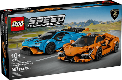 Lego Speed Champions Lamborghini Revuelto Huracán Sto 77238 Piezas 607