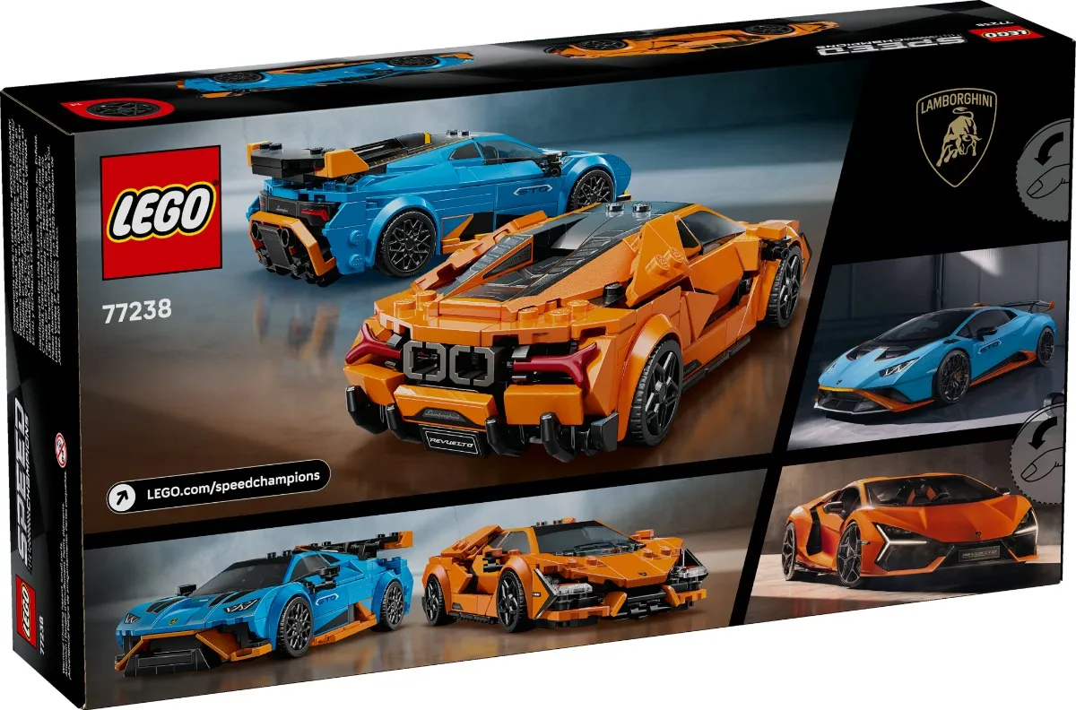 Lego Speed Champions Lamborghini Revuelto Huracán Sto 77238 Piezas 607 5