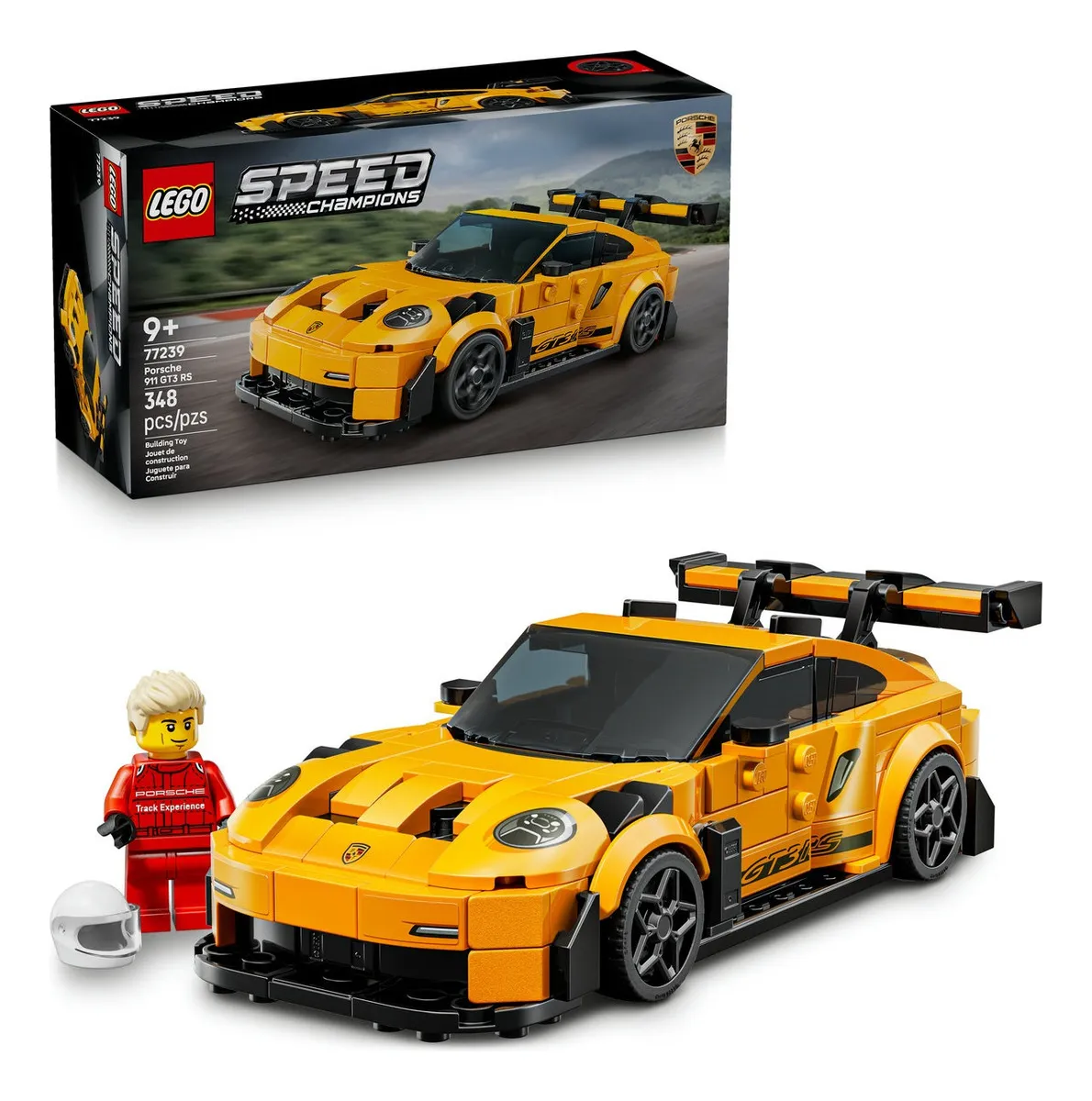 Lego Speed Champions Superdeportivo Porsche 911 Gt3 Rs 77239 Piezas 348 7