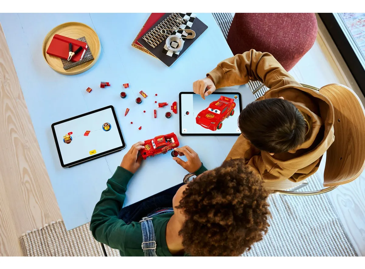 Juguete Speed Champions Lightning Mcqueen - Bloques De Cons 270 Piezas  3