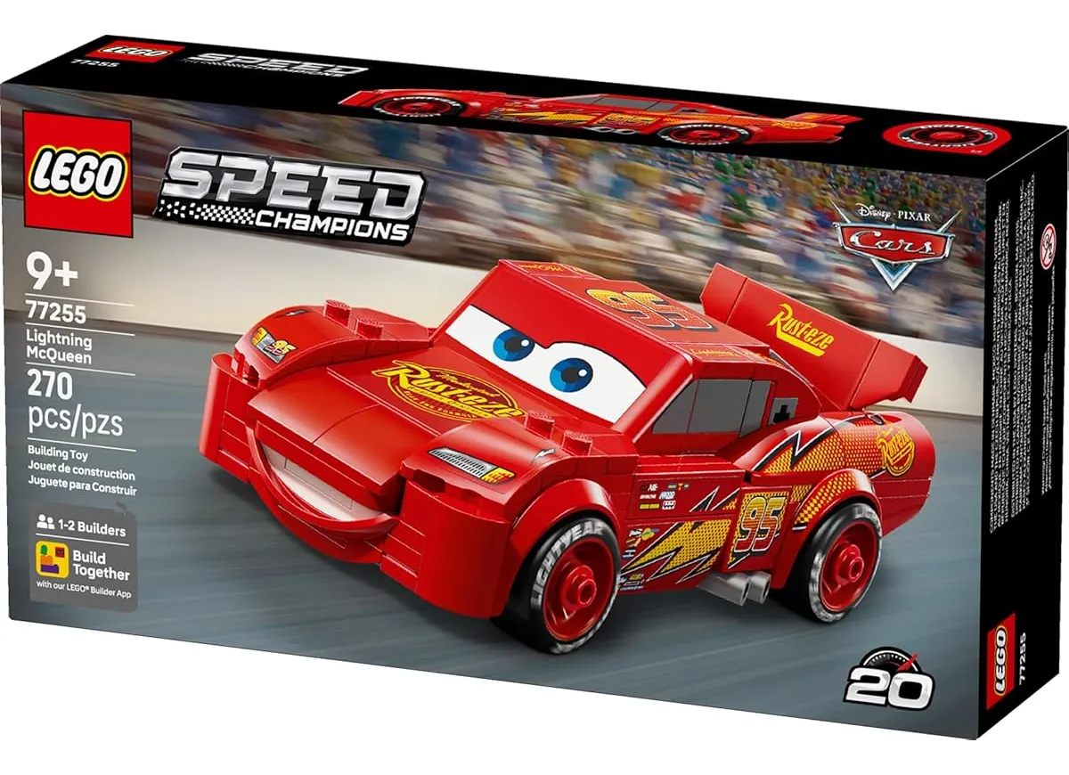 Juguete Speed Champions Lightning Mcqueen - Bloques De Cons 270 Piezas  6