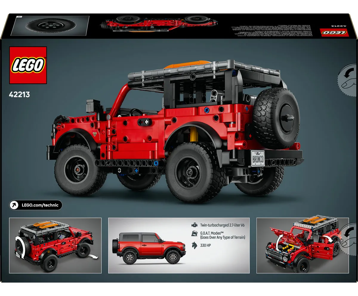 Lego® Technic Camioneta Ford Bronco® Modelo De Auto 42213 Piezas 943 8