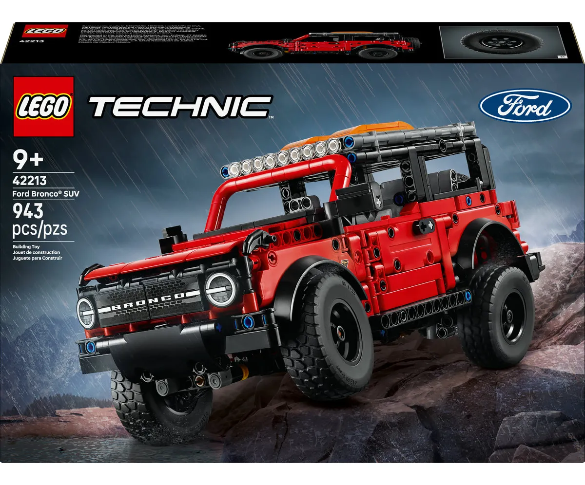 Lego® Technic Camioneta Ford Bronco® Modelo De Auto 42213 Piezas 943 1
