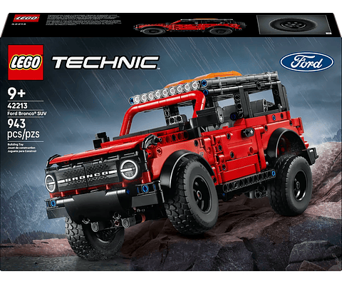 Lego® Technic Camioneta Ford Bronco® Modelo De Auto 42213 Piezas 943