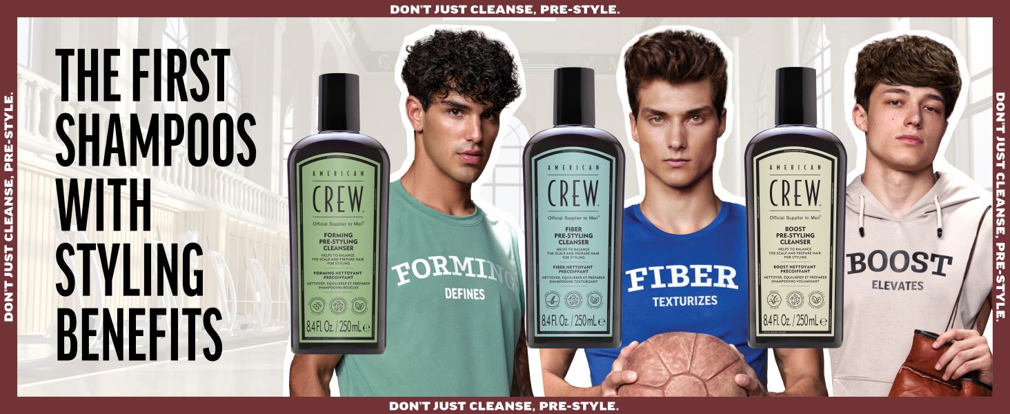 Shampoo Formador Pre Estilizador Cabello Rizado 250ml American Crew 9