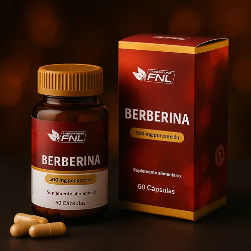 Berberina Fnl 60 Caps 500 Mg Por Porcion Sabor Sin Sabor Sin Sabor 2