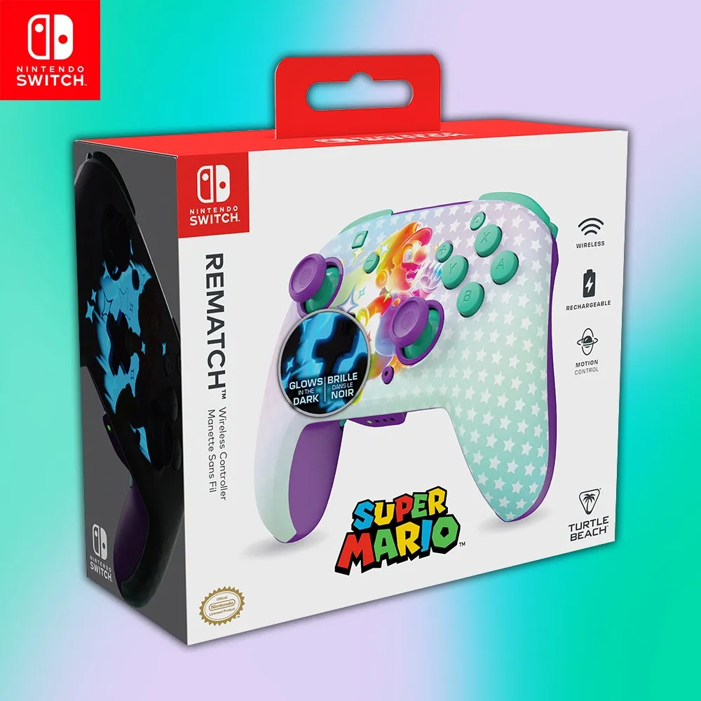 Joystick Turtle Beach Mario Invencible Nintendo Switch Celeste 2