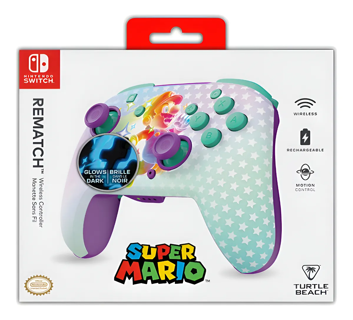 Joystick Turtle Beach Mario Invencible Nintendo Switch Celeste 1