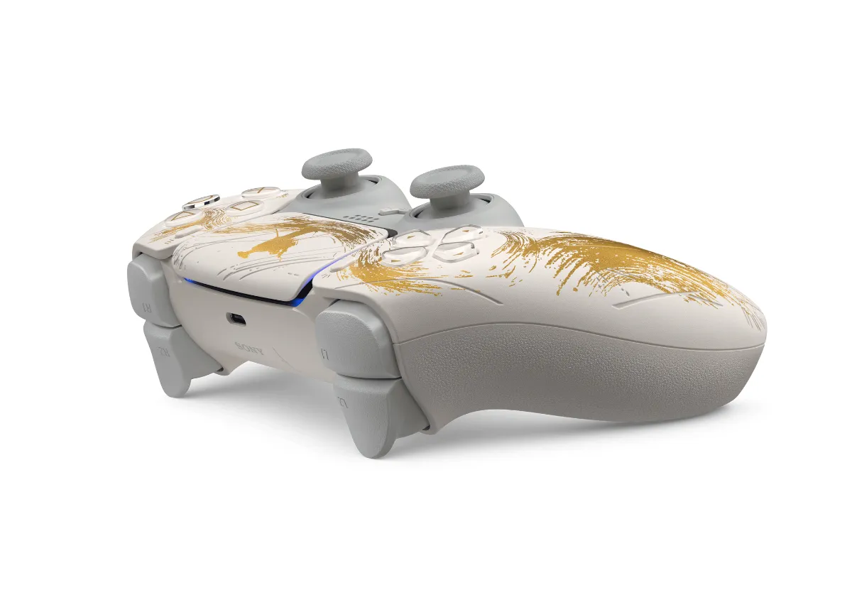 Joystick Dualsense Ghost Of Yotei Ps5 Gold Edición Limitada Oro 4
